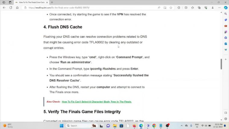 Solution 4:flush dns cache